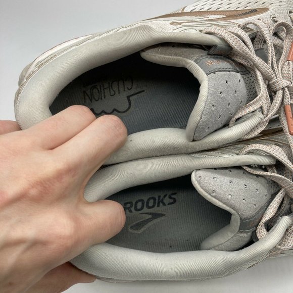 Brooks Adrenaline GTS 19 Womens Running Shoes Gray Size 10.5B - Picture 4 of 10